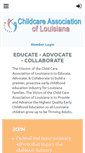 Mobile Screenshot of childcarelouisiana.org
